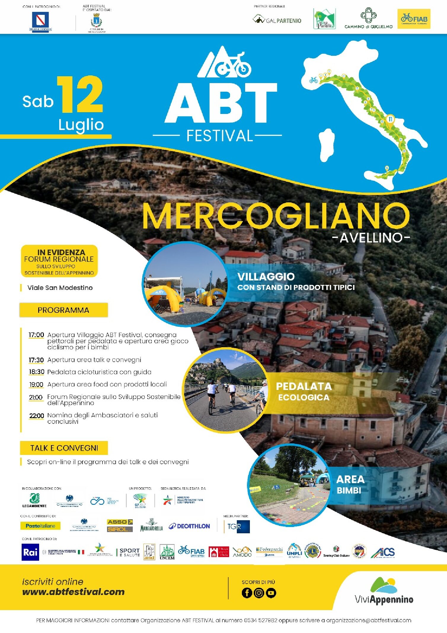 ABT FESTIVAL – MERCOGLIANO(AV)- 12 LUGLIO 2025 –  ORE 17:00