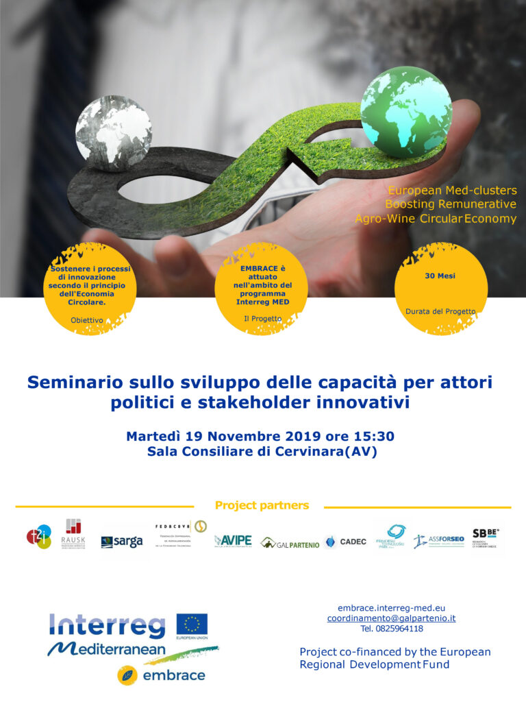 17.11.2019 – Progetto Embrace, seminario a Cervinara