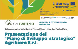 PROGETTO EMBRACE – Presentazione del  “Piano di Sviluppo  strategico”  Agribiom S.r.l.