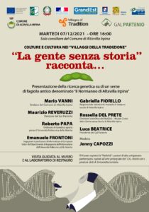 Presentazione della ricerca genetica su di un seme di fagiolo antico denominato “Il Normanno di Altavilla” – 07 Dicembre 2021 ore 16:00 – Sala Consiliare del Comune di Altavilla